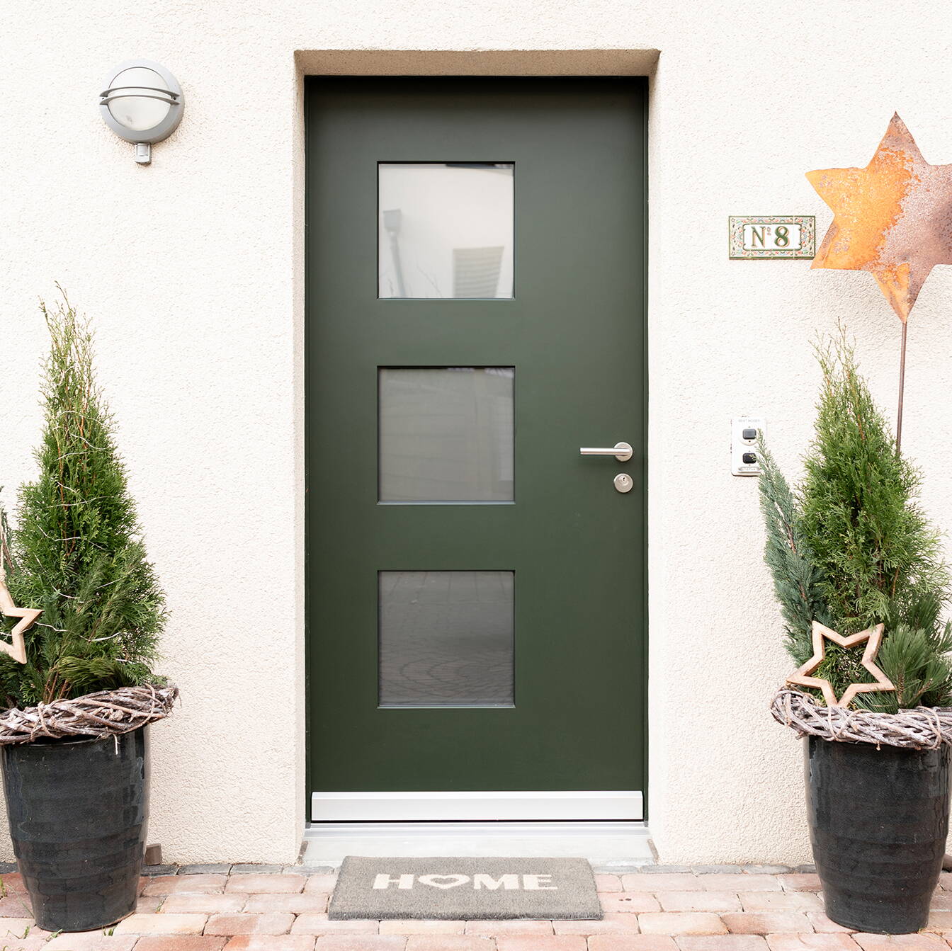 Hauseingangstüre Holz-Metall Zoom: Hauseingangstüre Holz-Metall